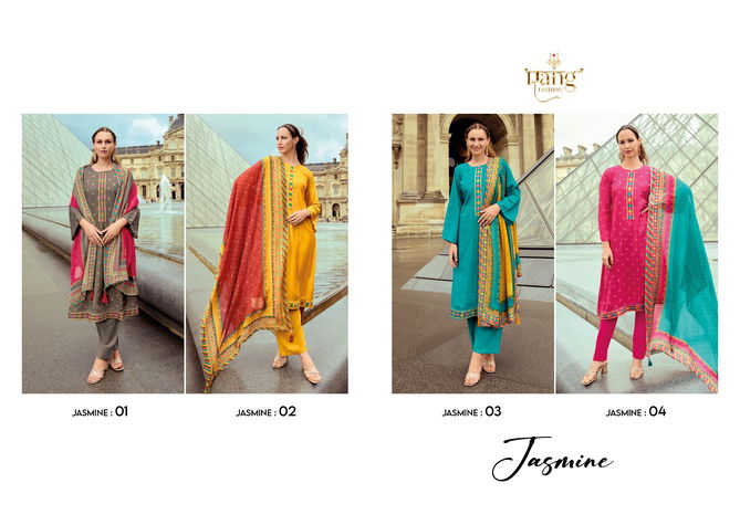 Jasmine By Rang Muslin Digital Printed Salwar Suits Wholesale Price In Surat